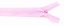 Nedělitelný skrytý zip (3mm) různé barvy - délka 18 cm - 60 cm