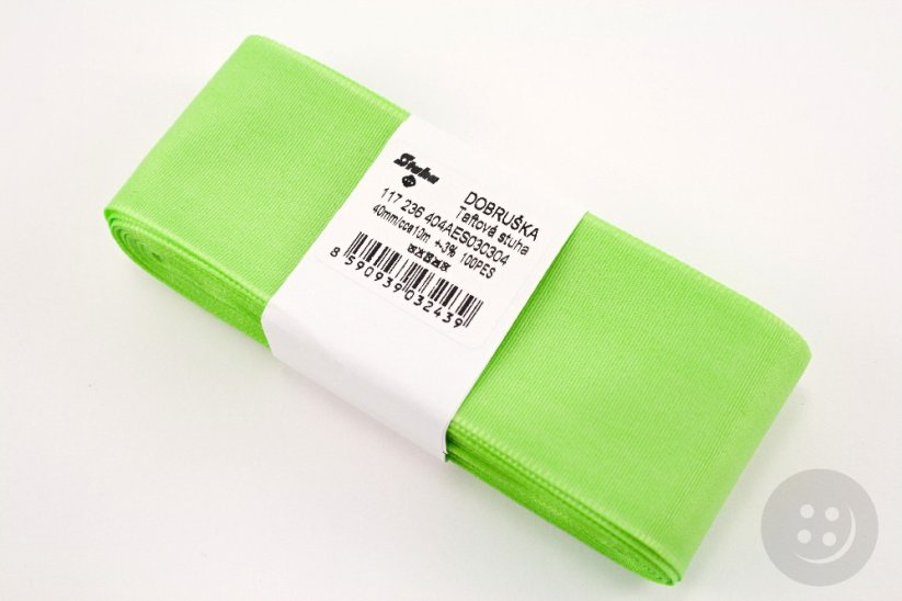 Light green taffeta ribbon No. 304