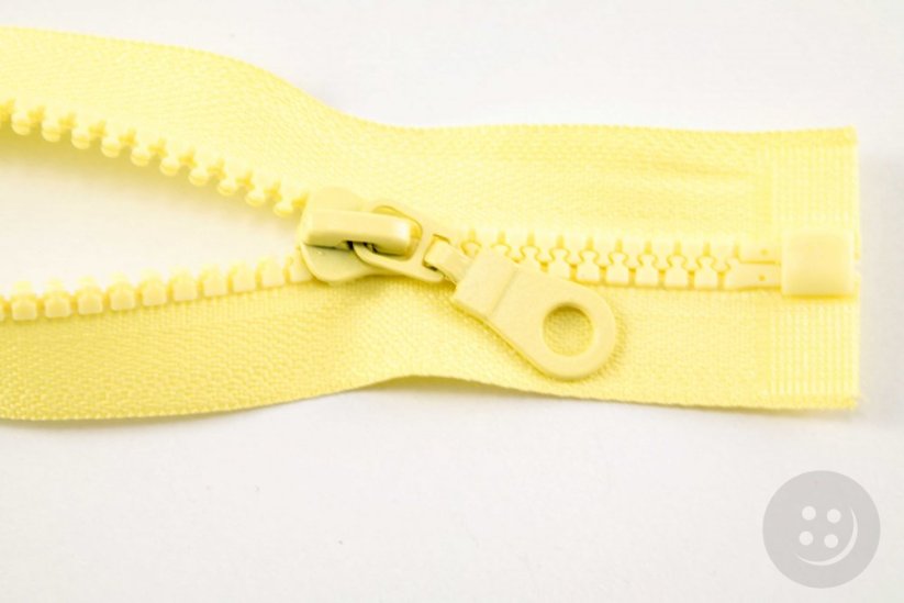Dělitelný kostěný zip - délka (30 - 95 cm) - různé barvy