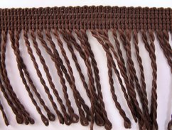 Fringes - brown - width 6 cm