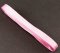 Luxusná saténová rypsová stuha - šírka 1 cm - svetlo ružová