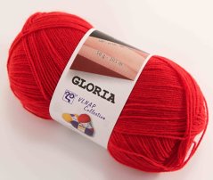 Priadza Gloria - červená 52180