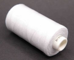 Polyester denim threads in a coil of 200 m - white