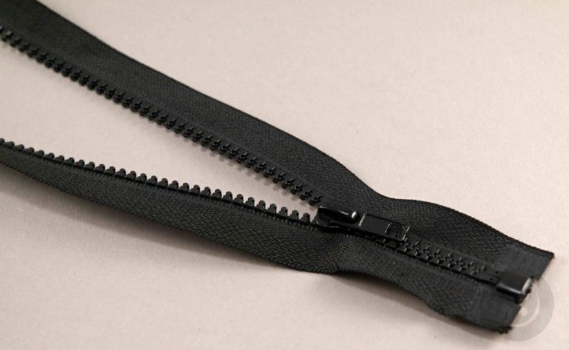 Dělitelný kostěný zip - délka (30 - 95 cm) - různé barvy