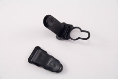 Kunststoffsamt – schwarz – Loch 1,1 cm