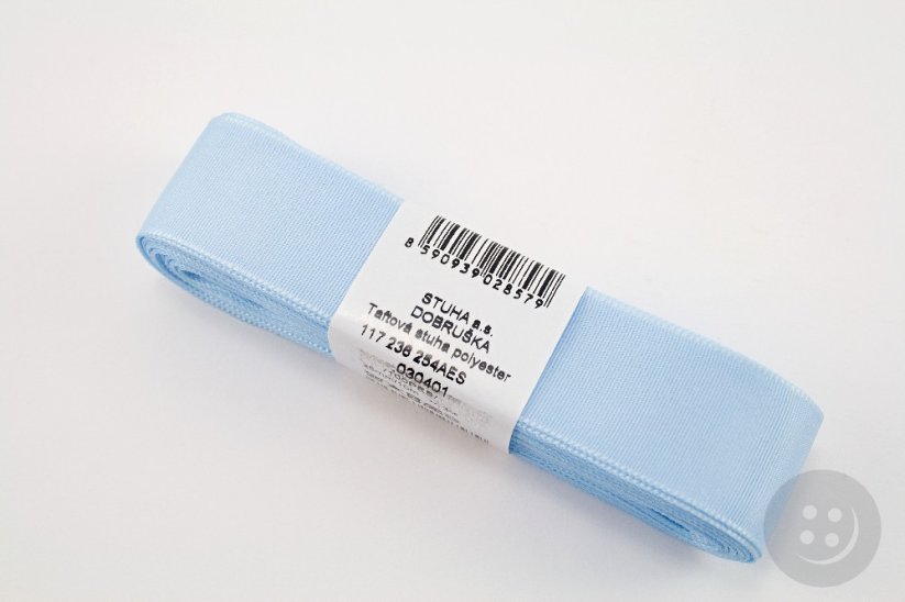Light blue taffeta ribbon No. 401