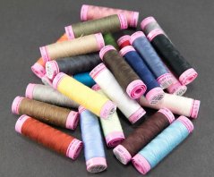 Basic set of polyester threads (100 meters) - 25 pieces