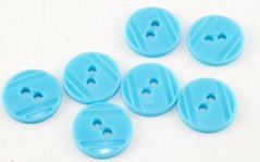 Buttonhole button - turquoise - diameter 1.5 cm
