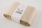 Decorative taffeta ribbon - gold - width 0.3 cm - 11 cm