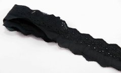 Madeira - Schwarz - Breite 4,5 cm