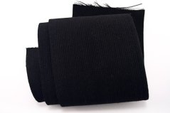 Flat elastics - black - width 8 cm