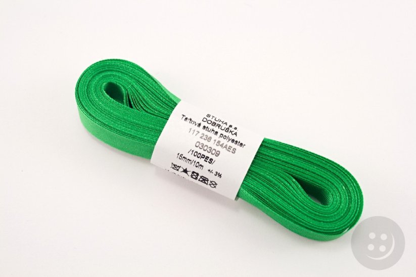 Grass green taffeta ribbon No. 309